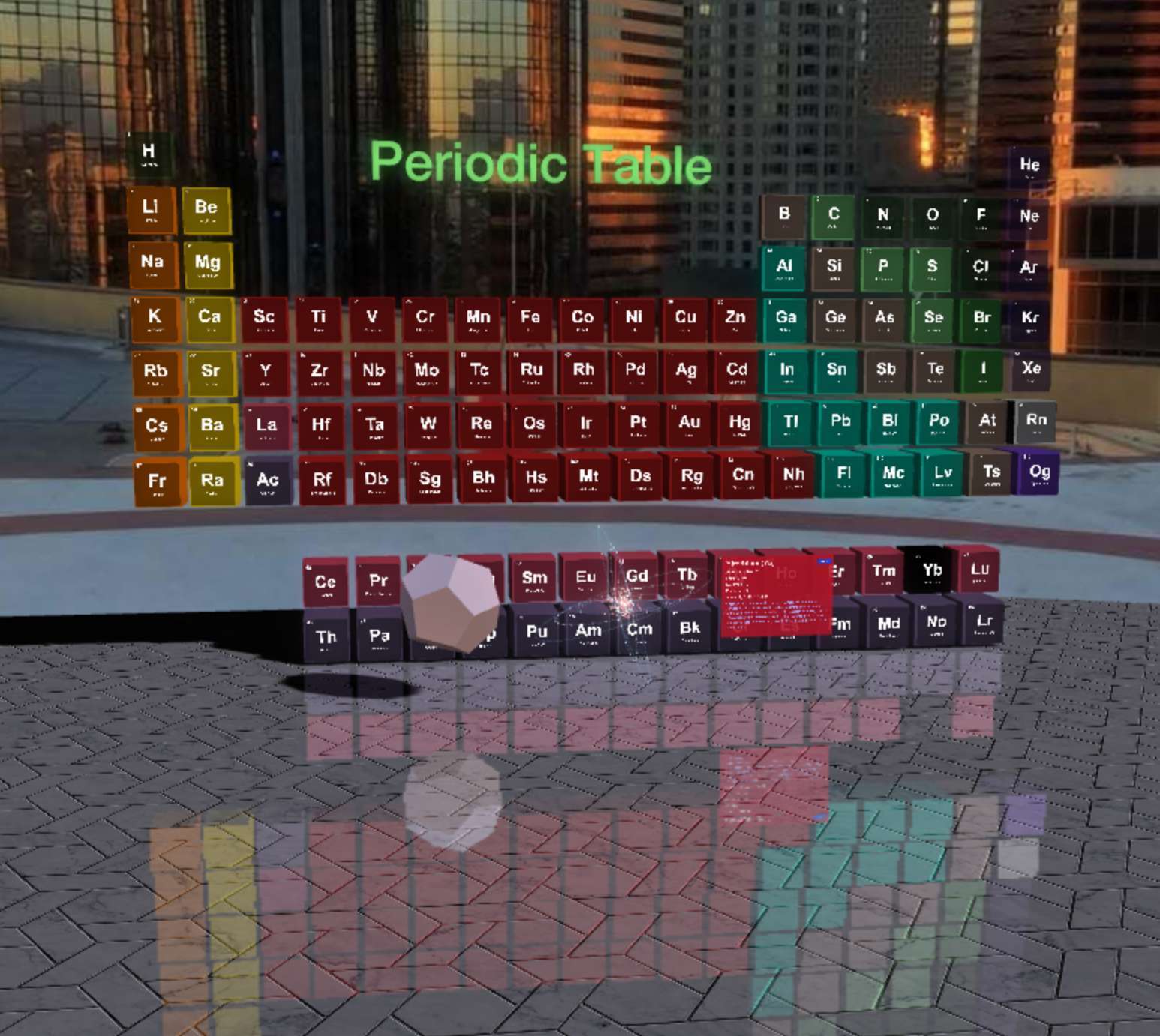 Explore chemical elements in an interactive 3D periodic table built for learning and experimentation.
